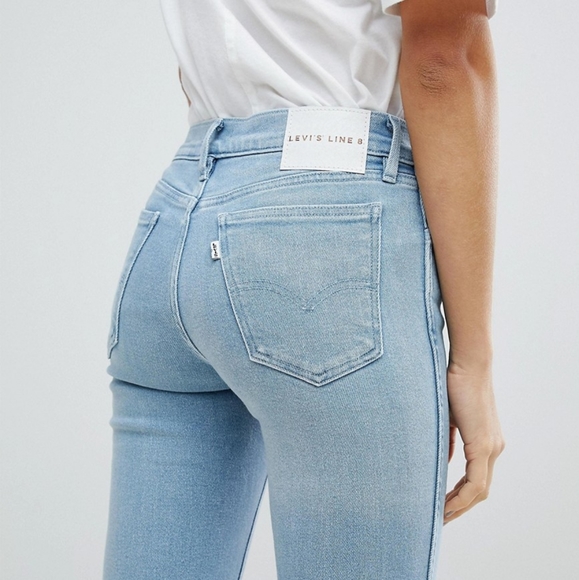 Levi's Denim - NWT Levi's Line 8 Faded Light Wash Denim Jeans